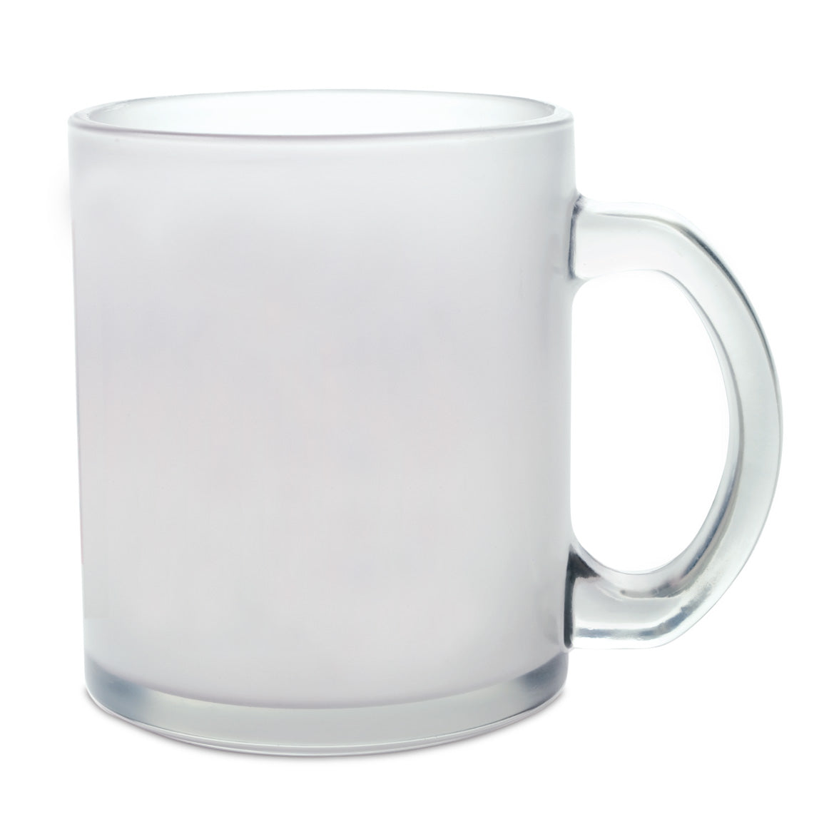 Glastasse satiniert bedruckt