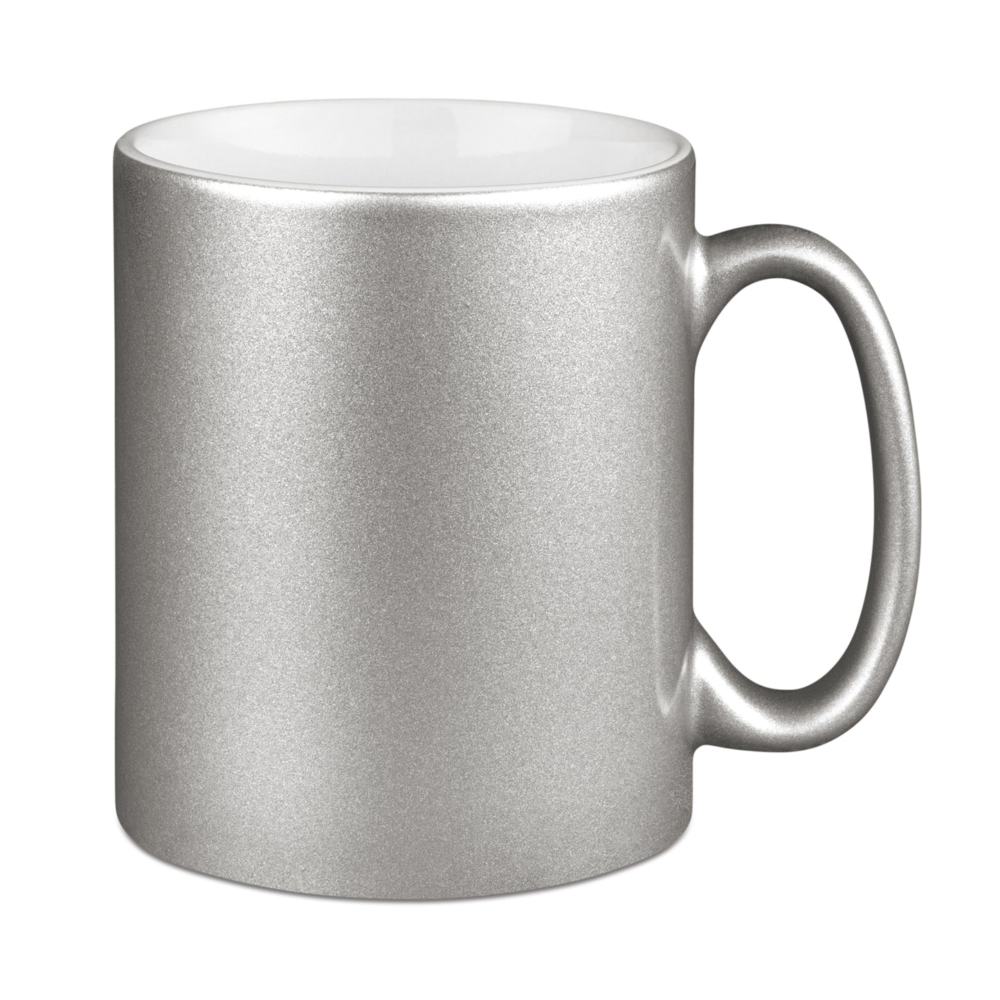 Glitzerstasse im Metallic-Look bedruckt