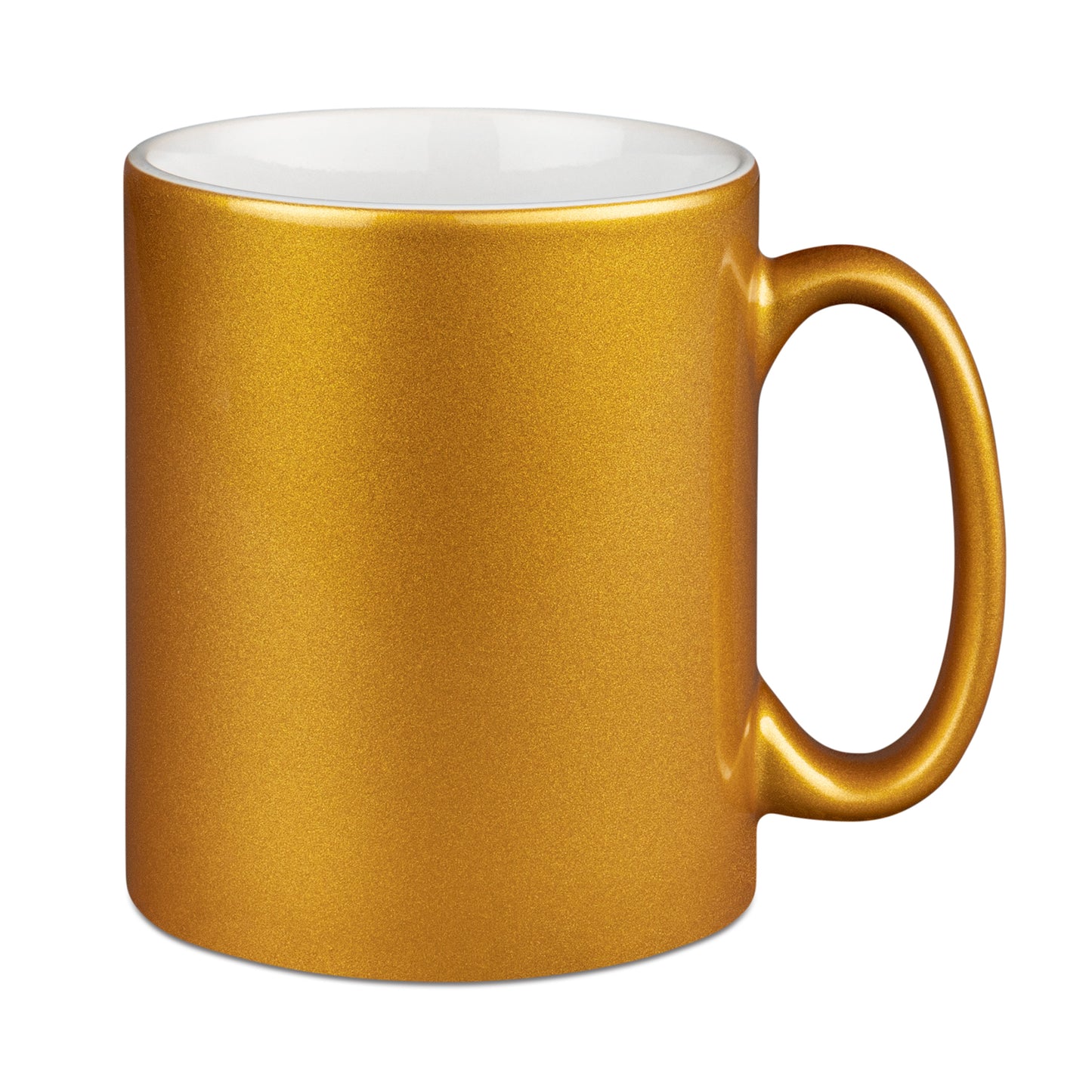 Glitzerstasse im Metallic-Look bedruckt