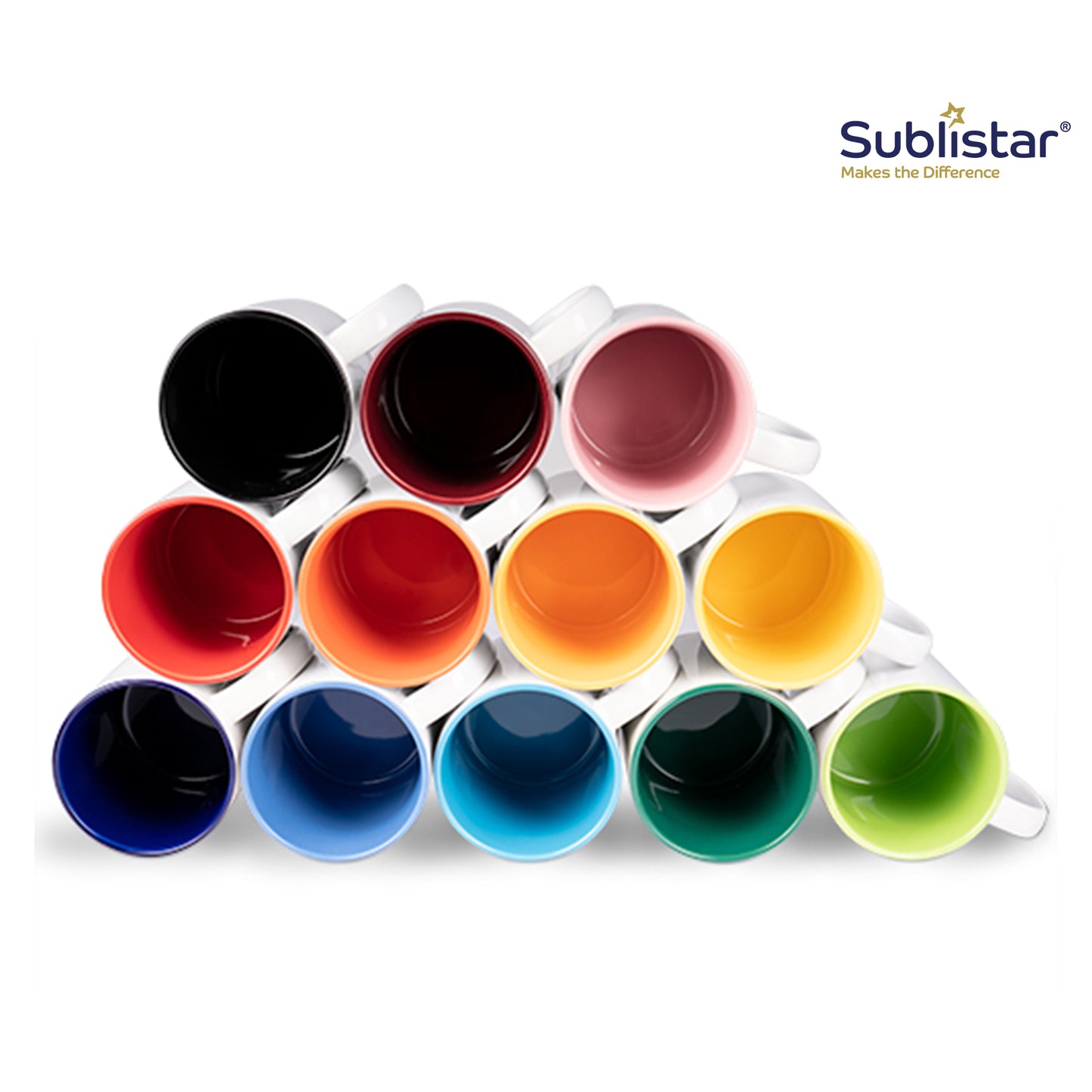 Keramiktasse Two Tone bedruckt
