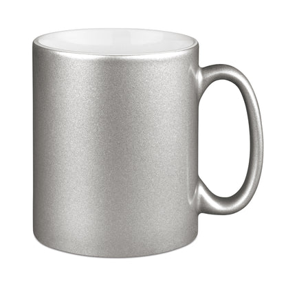 Glitzerstasse im Metallic-Look bedruckt