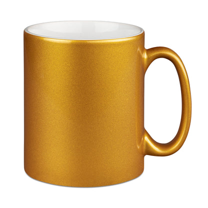 Glitzerstasse im Metallic-Look bedruckt